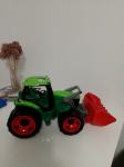 Igračka veliki traktor-bager (LENA) Očuvano