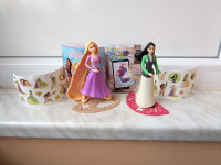 Igračke figure princeze i naljepnice, lot