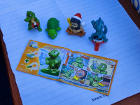 SET Kinder figura Dapsy Dino 2014, Croco Mike Macho, FunnyVersary