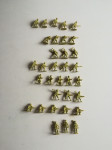Sitne figurice vojnika, australci, visina 2,5cm, 33kom, ww2