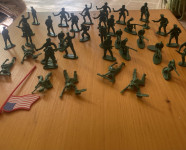 sitne figurice vojnika, švabe 70 komada