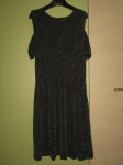 CRNO - SREBRNA HALJINA S VOLANOM VEL. 140,146,152,158,164 - NOVO