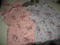 CVJETNA PAMUČNA HALJINA VEL.134 i 116  NOVO