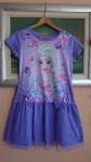 Elsa Frozen haljina s tilom 116 za djevojčice