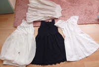 Haljina 116 122 za curice, lot od 4 haljine