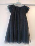 Lidl haljina tamno plava boja sa šljokicama 98/104 br