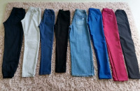 hlače, donji dio trenirke, traperice, veličina 152