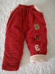 Zimske hlače s krznom, veličina 86, za 1.5 godinu