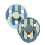 BIBS Studio Colour dude (okrugle) Block - Nordic Mint Petrol mix (vel.