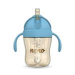 NENO BEBESITO bočica sa slamkom 240 ml, plava