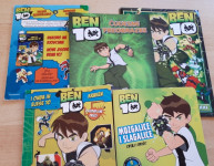 Ben 10 set - dva stripa s riješavalicama, bojanka, knjiga s 3 puzzle