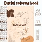 Digitalna bojanka s dinosaurima/Digital coloring book