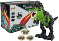 Dinosaur na baterije s parom zeleni
