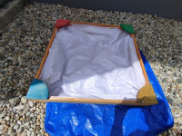 Dječji pješćanik drveni s pokrovom LIDL