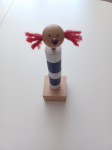 Drvena igračka - slagalica klaun