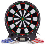 Elektronička pikado ploča s LCD zaslonom 38 cm – 18 igara, set sa 6 st