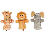 Goki lutke za ruku – žirafa, lav i slon