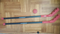 Hudora palice za hokej na ulici junior + pak