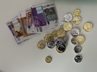 Igračka novčanice euro i centi