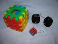 KOCKE - slagalice - Privjesci-Rubikova. Plišane kockice. SAND-2