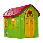 Kućica za igru, 120x113x111 cm, zeleno-žuta