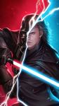 Novo lightsaber svjetlosni mač Star Wars plavi i crveni