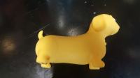 Pas igračka anti stres ŽUTI