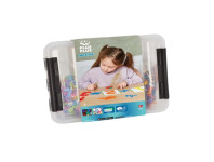 Plus-Plus - ABC  and  123 Storage Box / 2000 pcs ( 3923 )(N)