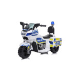 Police white motor na akumulator