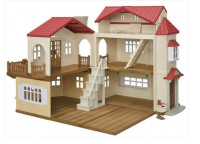 Sylvanian Families - Red Roof Country Home - Secret Attic Playro