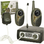 Walkie Talkie set s PBX-om za djecu kaki boje