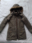 Lijepa maslinastozelena zimska jakna na djevojčicu, br.164 (14g.)