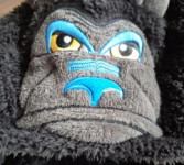 Pidžama mekana 140 gorila kostim za maškare