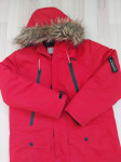 Zimska crvena dječja jakna