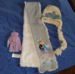 Kapa ,šal i rukavice Frozen 5-7 godina