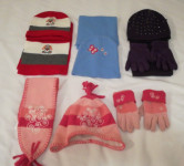 Komplet- šal, kapa, rukavice