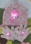 My Little Pony set kapa i rukavice