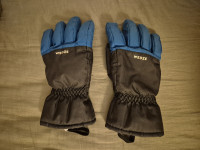 Skijaške rukavice tople vodootporne dječje plave