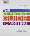 Everyday writer & The St Martin's Guide to Writing