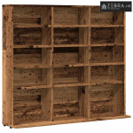 CD stalak – Ormarić za CD-ove staro drvo 100x23x89,5 cm konstruirano d