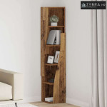 Kutni ormarić Bijelo 27,5x27x140cm Konstruirano drvo