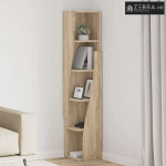 Kutni ormarić Bijelo 27,5x27x140cm Konstruirano drvo