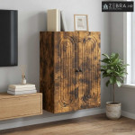 Ormar za montažu na zid Dimljeni hrast 66 x 34,5 x 90 cm - Dimljeni hr
