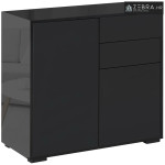 Ormarić za pohranu s 2 ladice, 2 vrata, s uređajem protiv prevrtanja,