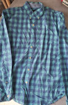 H&M karirana plavo-zelena kosulja, vel.158