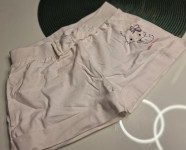 BIJELE KRATKE HLAČE ZA 6 GOD. - NOVO - VEL.110/116