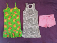 haljina, kratke hlače, veličina 152