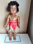 Afrička princeza, starinska lutka iz 1950-tih, Made in USA