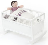 Smallstuff - Cradle, Rosaline - White (51002-02) (N)