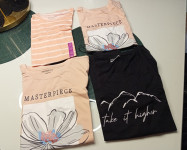 4 kom MAJICE kratki rukav VEL. 158/164 - NOVO - sve za 25 eur